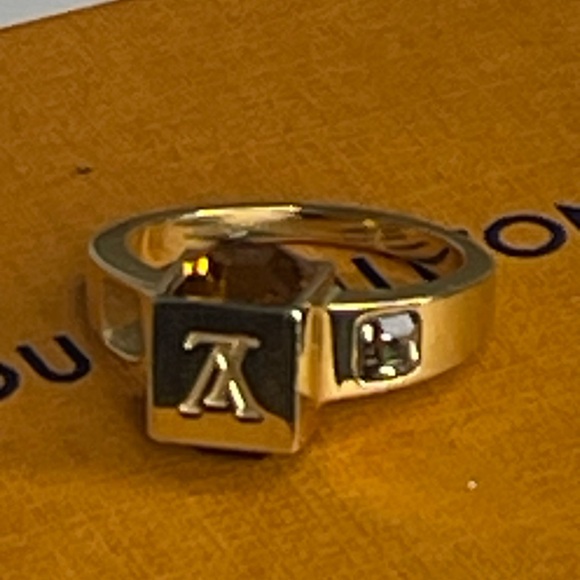 Louis Vuitton Berg Gamble Ring Size S W/ Box - Picture 2 of 8